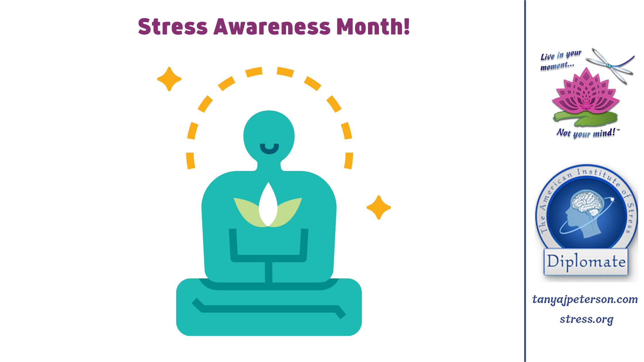 April is stress awareness month. The Yerkes-Dodson Law says balanced stress is best. Here’s how that will benefit us and a tip to achieve it.