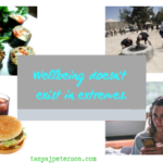 Wellbeing isn't all-or-nothing, desipite how it might seem. Stop prressuring yourself and feeling guilty when you don't follow the "rules."